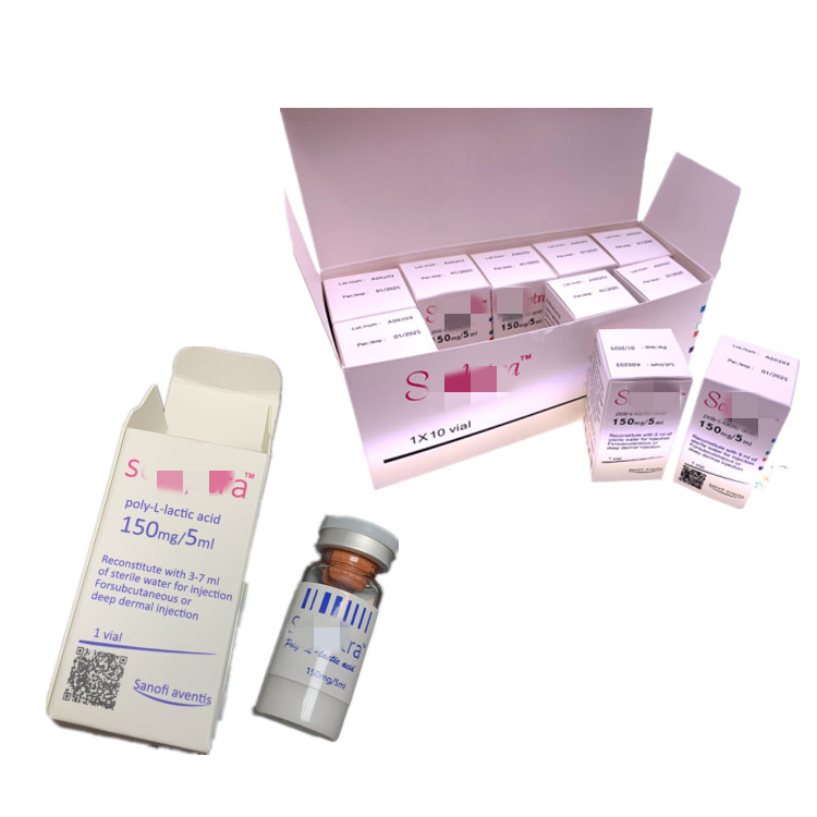 150mg/5ml PLLA Injeksi Poly L Lactic Acid Untuk Wajah Kolagen 3D PLLA