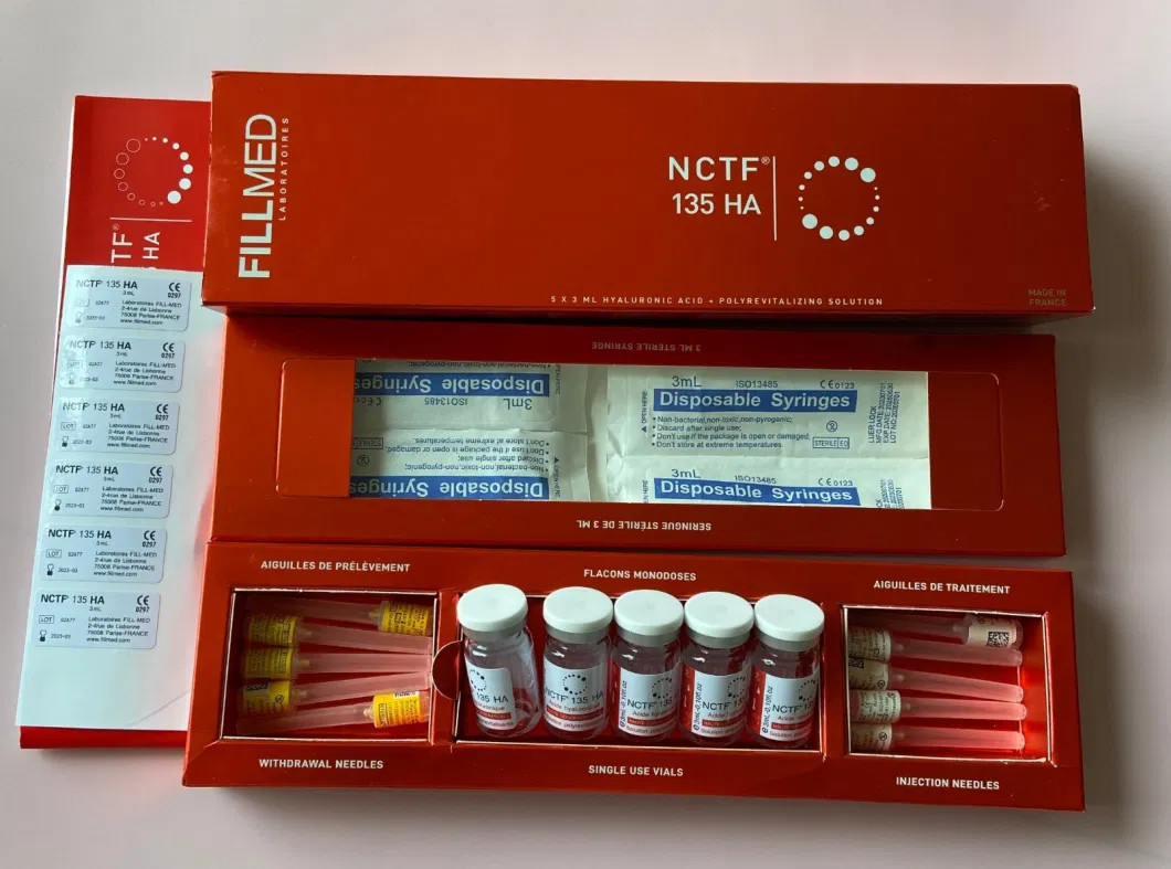 Diisi Nctf 135ha Mesotherapy Injeksi Skin Booster untuk Reversal Usia Energizer Filorga Anti-penuaan Hapus Kerutan