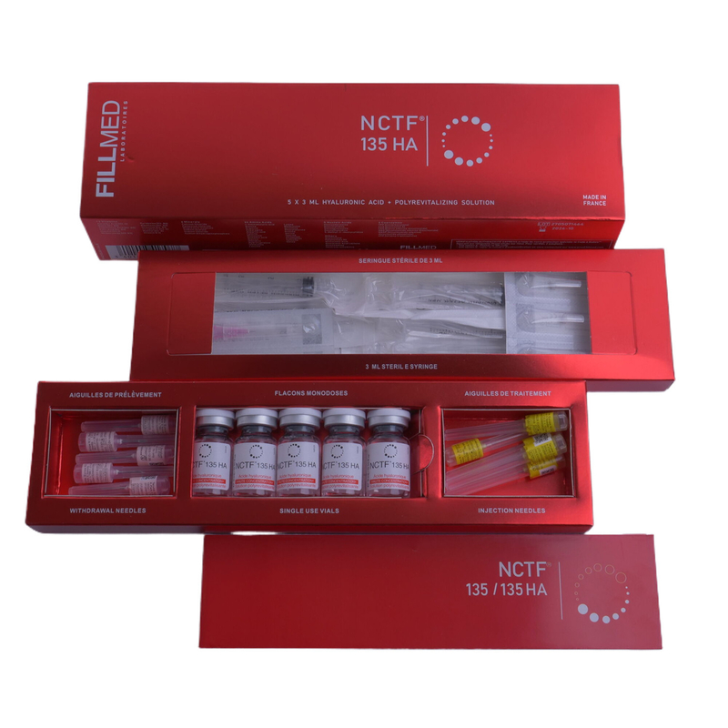 2024 Produk Baru Diisi Nctf 135ha Filorga Anti Penuaan Kulit Booster Rejuvenation Mesotherapy Ha Fillers