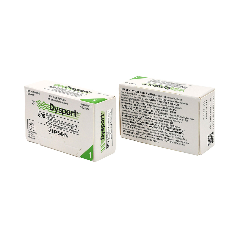 DYSPORT 500 Unit Untuk Garis Wajah Botulinum Toxin Tipe A