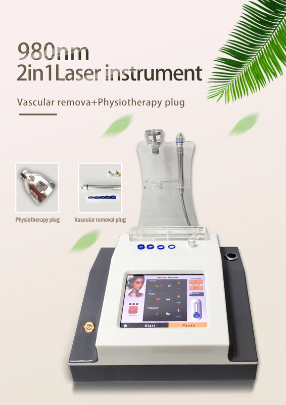 980 Nm 2+ 1 Diode Laser Therapy Device Mesin kecantikan wajah untuk salon