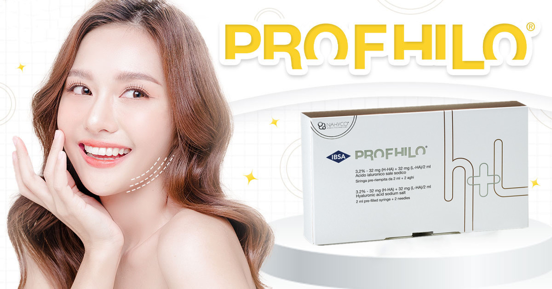 Pengisi Dermal Cross Linked 2ml PROFHILO Perawatan Kulit Anti Penuaan Wajah Putih Efektif Untuk Peremajaan Kulit
