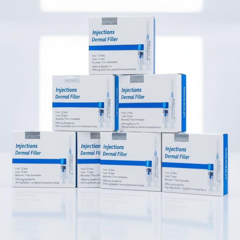 Injeksi Filler Kulit Injeksi bibir Biaya 12 kotak Waktu pemulihan Hasil yang ditawarkan segera untuk kebutuhan peningkatan volume bibir