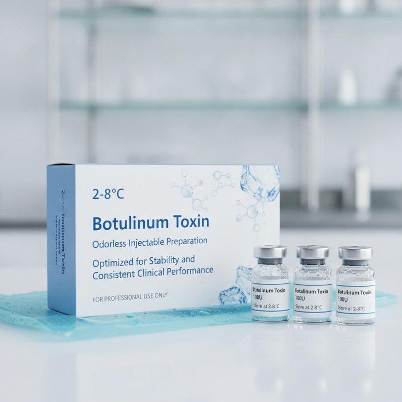 2-8°C Sediaan Suntik Toksin Botulinum Tidak Berbau Dioptimalkan untuk Stabilitas dan Kinerja Klinis yang Konsisten