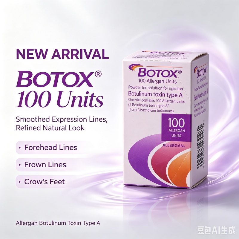 BOTOX 100 unit Suntikan Anti Kerutan Perawatan Estetika Wajah Toksin Botulinum Tipe A Allergan