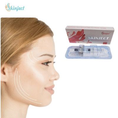 Suntikan Gel Asam Hyaluronic Cross Link Untuk Pengisi Hidung Dagu Pipi 2ml / Kotak