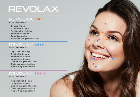 Revolax Hyaluronic Acid Dermal Filler Pembesaran Bibir Keriput