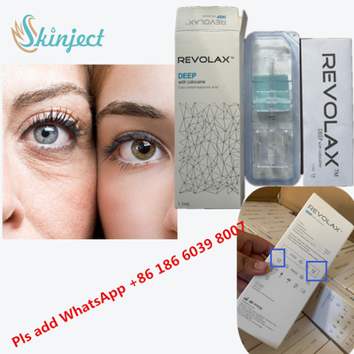 Pengisi Dermal Tautan Silang Pengisi Revolax Penghubung Silang HA Asam Hyaluronic 24 Mg/Ml