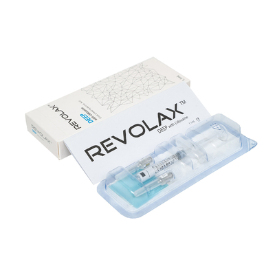 Revolax With Lido Deep 1.1ml Syringe Untuk Kerutan dalam Peningkatan bibir
