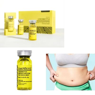 Pelarut Lemak Botol Lemon Mempromosikan Solusi Lipolitik Penurunan Berat Badan